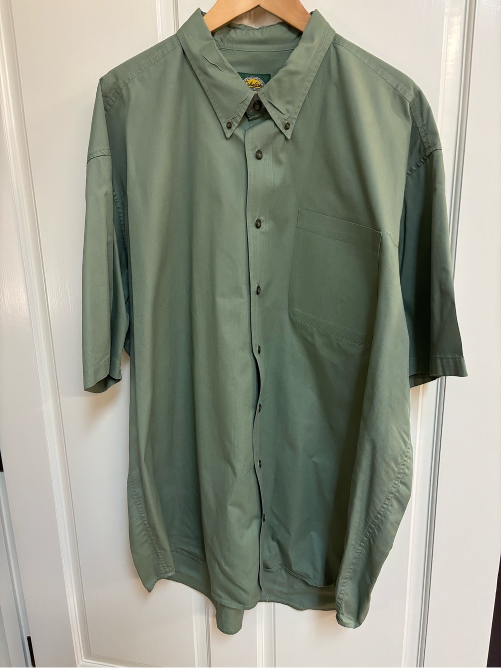 Cabela’s Short Sleeve Shirt 2XL Tall Green
